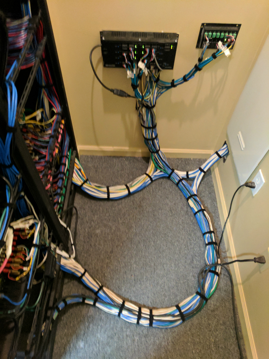 Server Room Wire Clean-Up and Organization