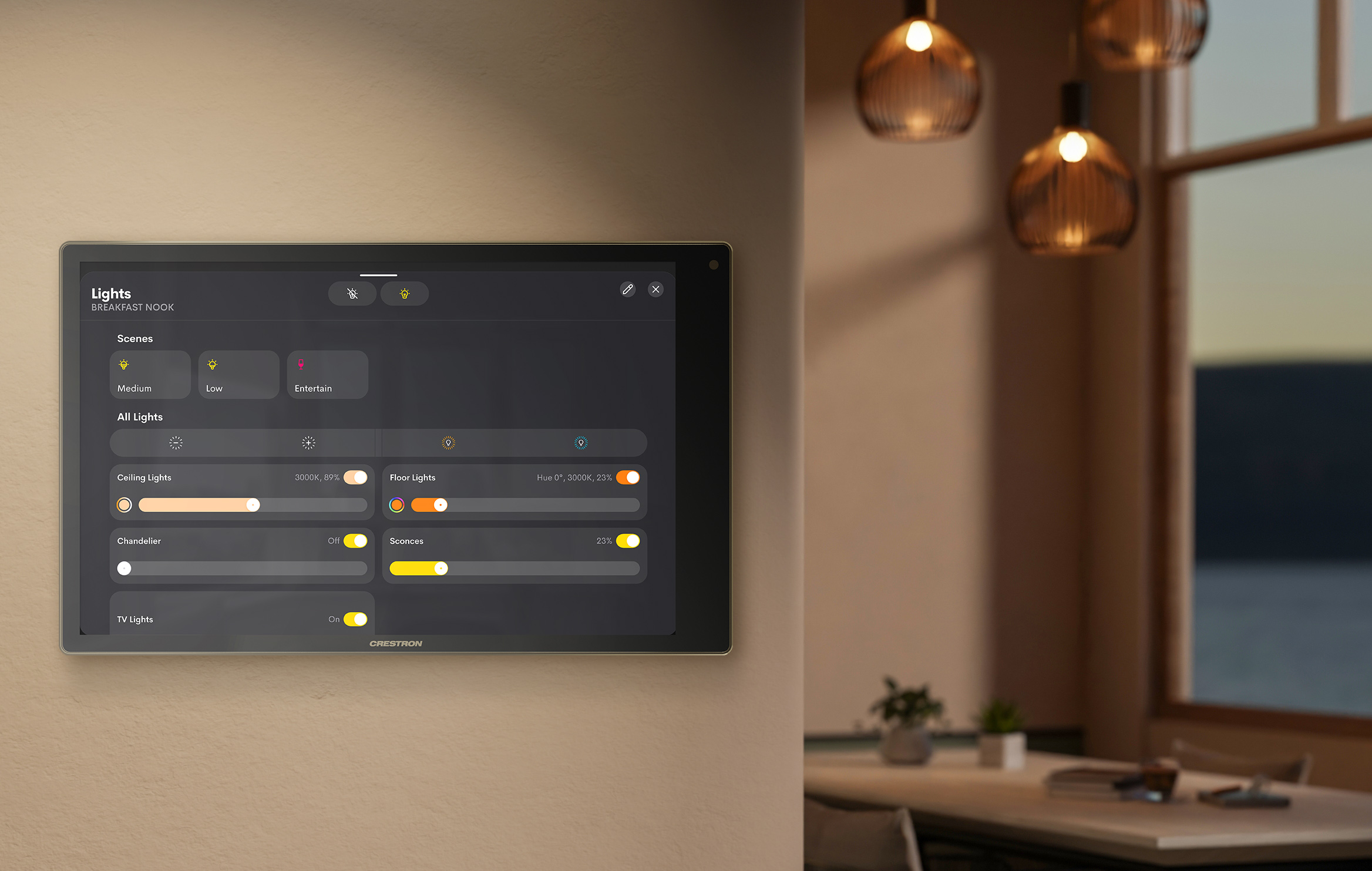 CSI Crestron Control Panel